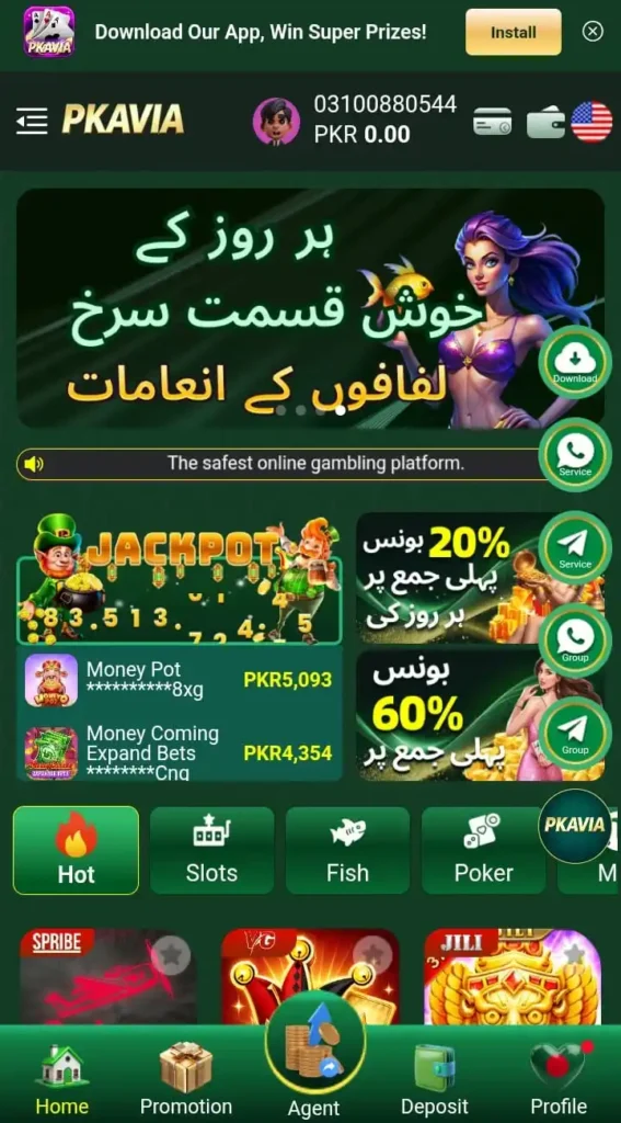 PKAVIA GAME APP