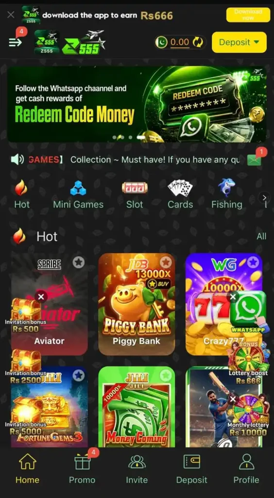 Z555 GAME APP